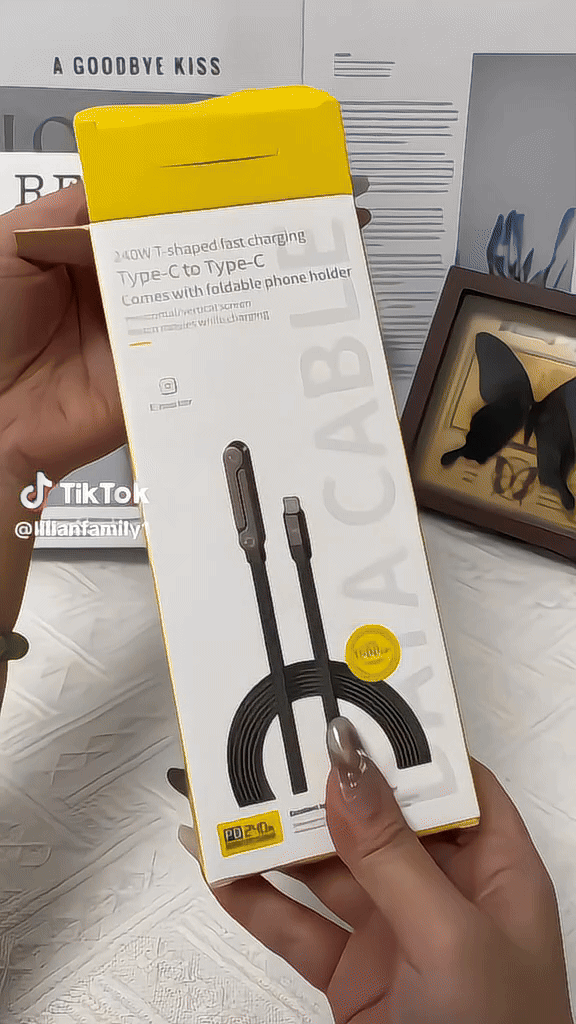 Type-C Foldable Charging Cable